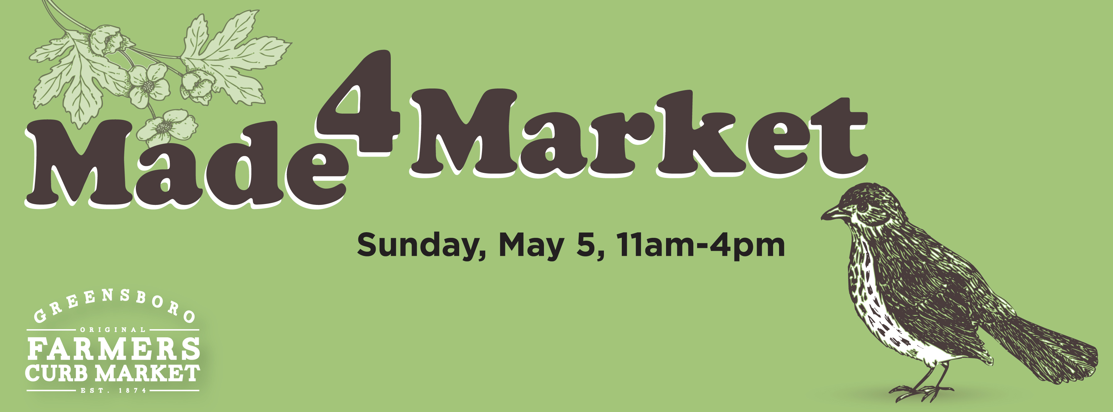 Call For Vendors for MADE 4 Market Local Makers Show on Sunday, May 5, 2019