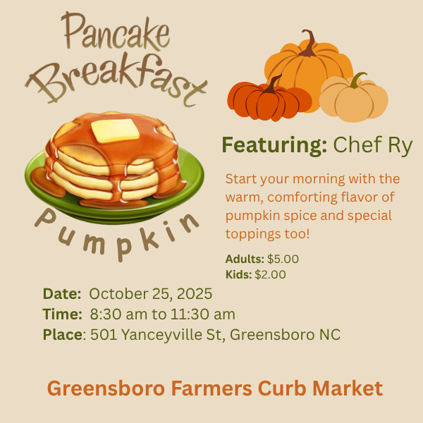 Pumpkin Pancakes – October 25th